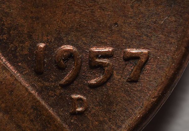 An-Error-Or-Just-A-Die-Chip---1957-D-Penny